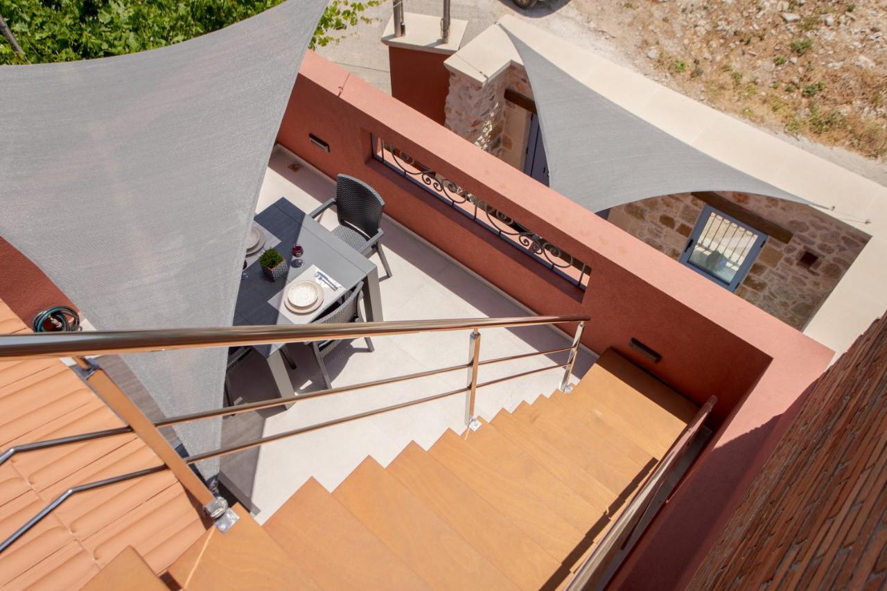 Vila Mouse House With Sea View And Mini Pool Platanés Exteriér fotografie