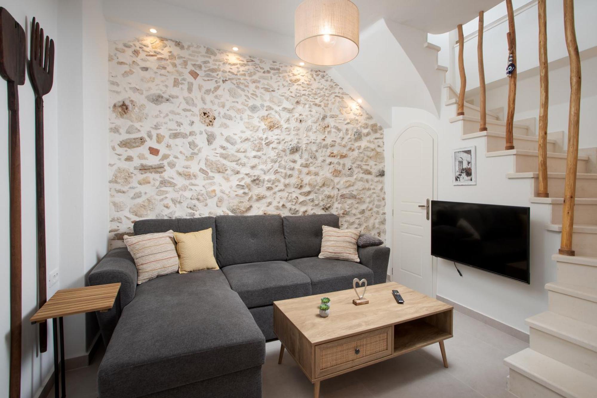 Vila Mouse House With Sea View And Mini Pool Platanés Exteriér fotografie
