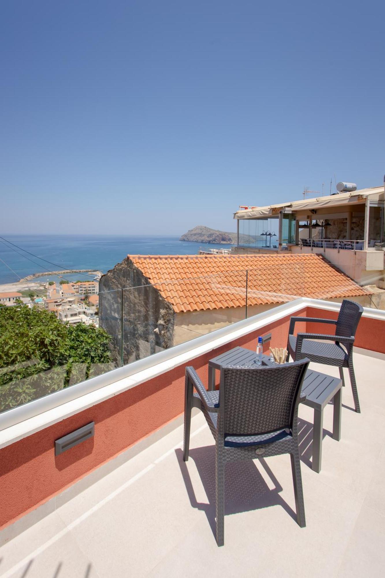 Vila Mouse House With Sea View And Mini Pool Platanés Exteriér fotografie